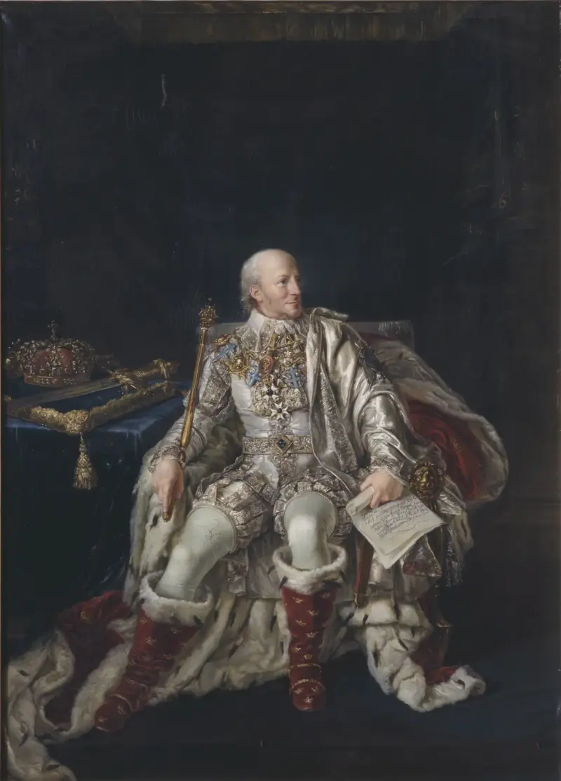 Karl XIII., 1748–1818, König von Schweden und Norwegen von Per Krafft the Younger