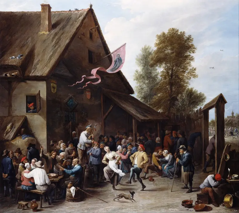 Kermis på S:t Georgsdagen av David Teniers The Younger