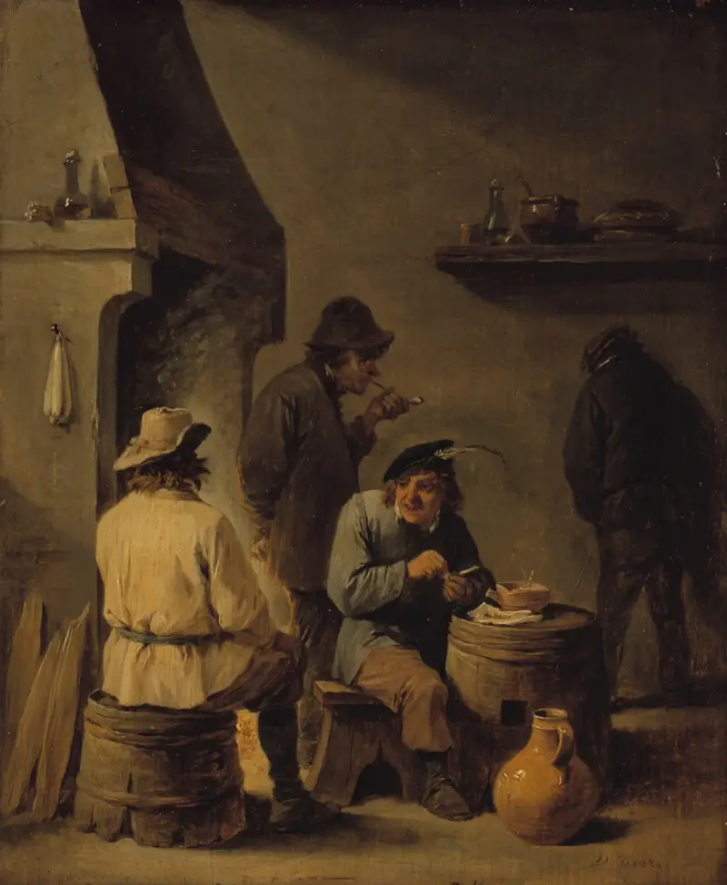 Die Tabakstube von David Teniers The Younger