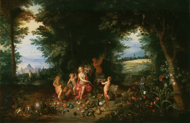 Krajina s Ceres (Alegorie Země), Jan Brueghel the Younger