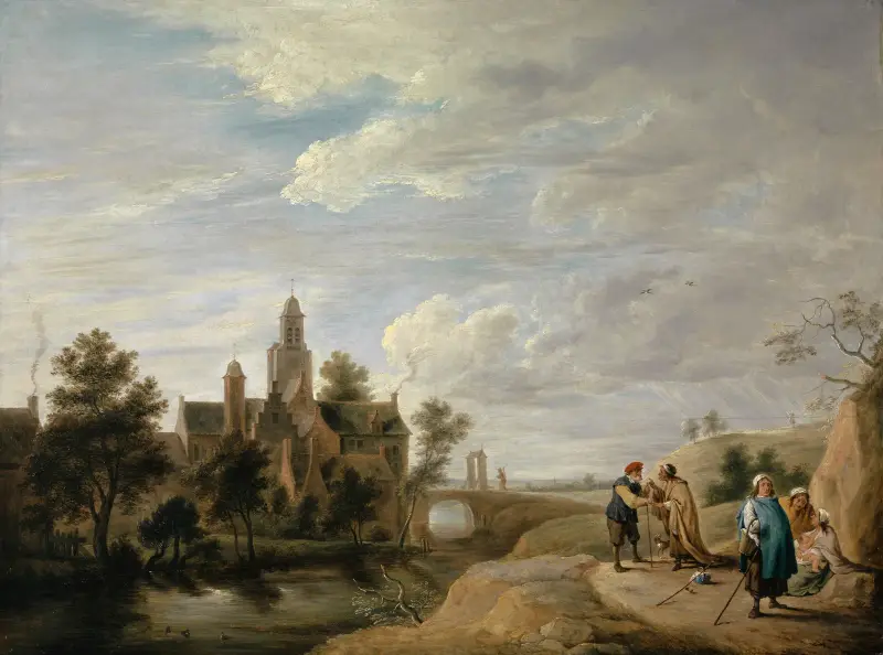 Landschaft mit Staffagefiguren von David Teniers The Younger