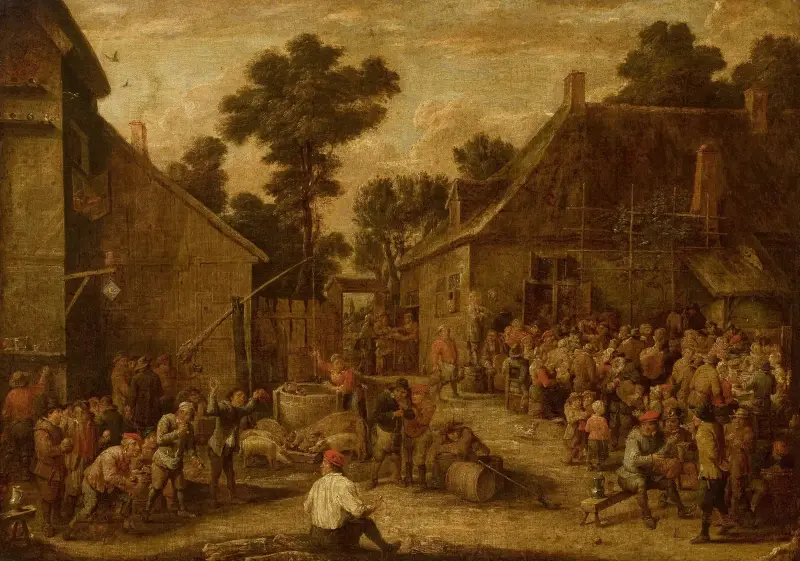 Muntra tillställningar på landsbygden av David Teniers The Younger