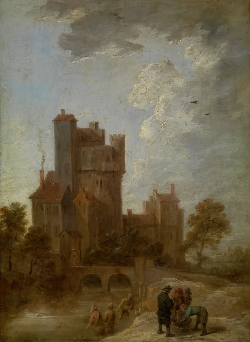 Morgon av David Teniers The Younger