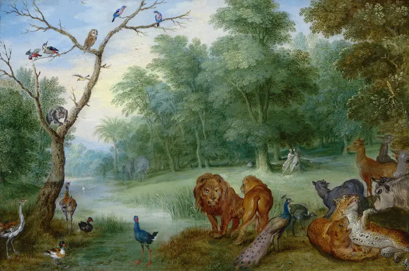 Paradise with the Fall of Man av Jan Brueghel the Younger