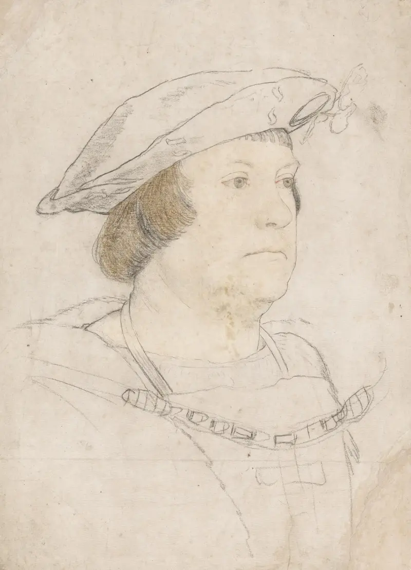 Portrair of an unknown Englishman av Hans Holbein The Younger