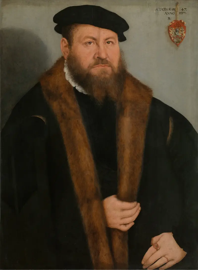 Portrait of a Man av Lucas Cranach the Younger
