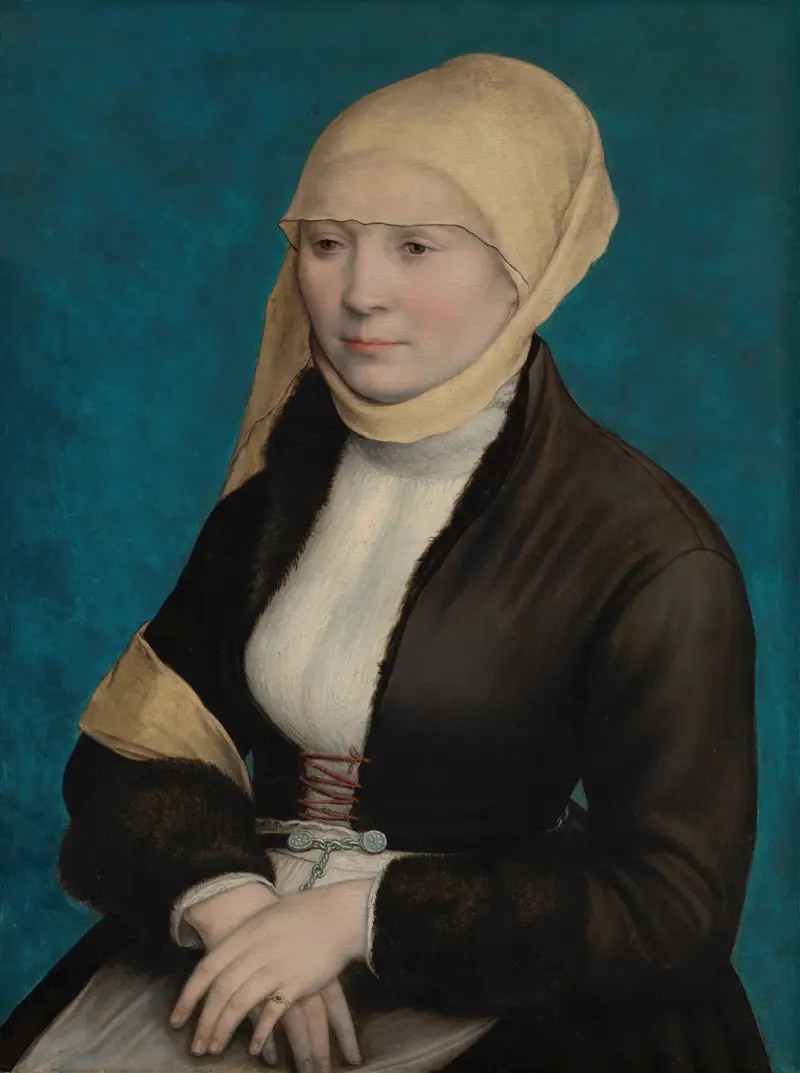 Portrait of a Woman from Southern Germany av Hans Holbein The Younger