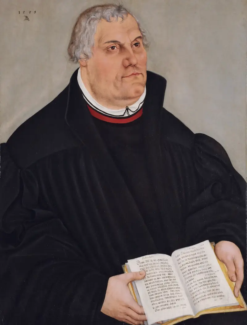 Portrait of Martin Luther, 1559 av Lucas Cranach the Younger