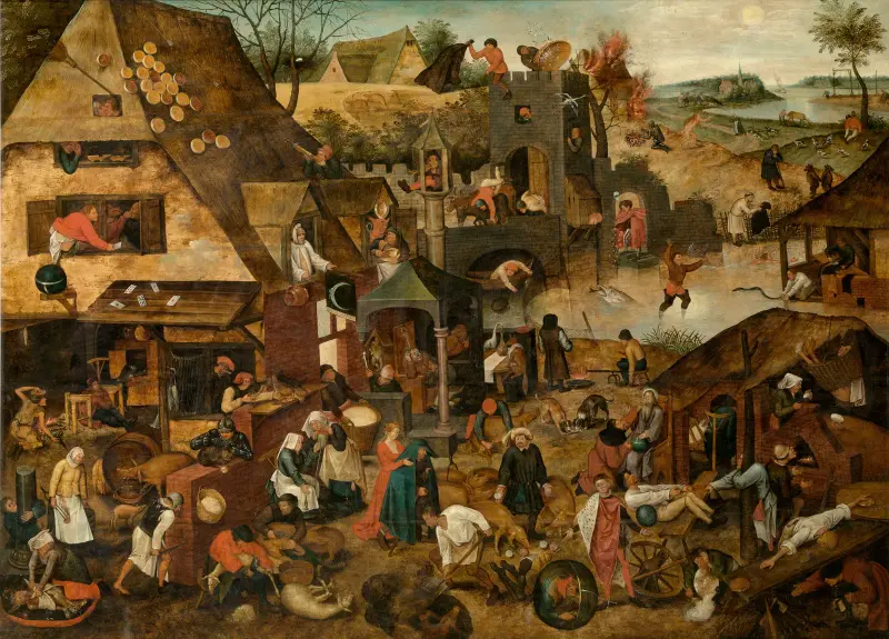 Sprichwörter von Pieter Brueghel The Younger