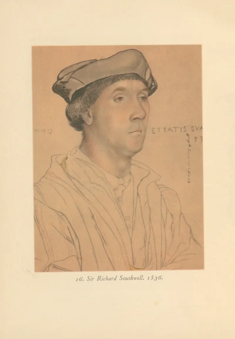 Sir Richard Southwell av Hans Holbein The Younger