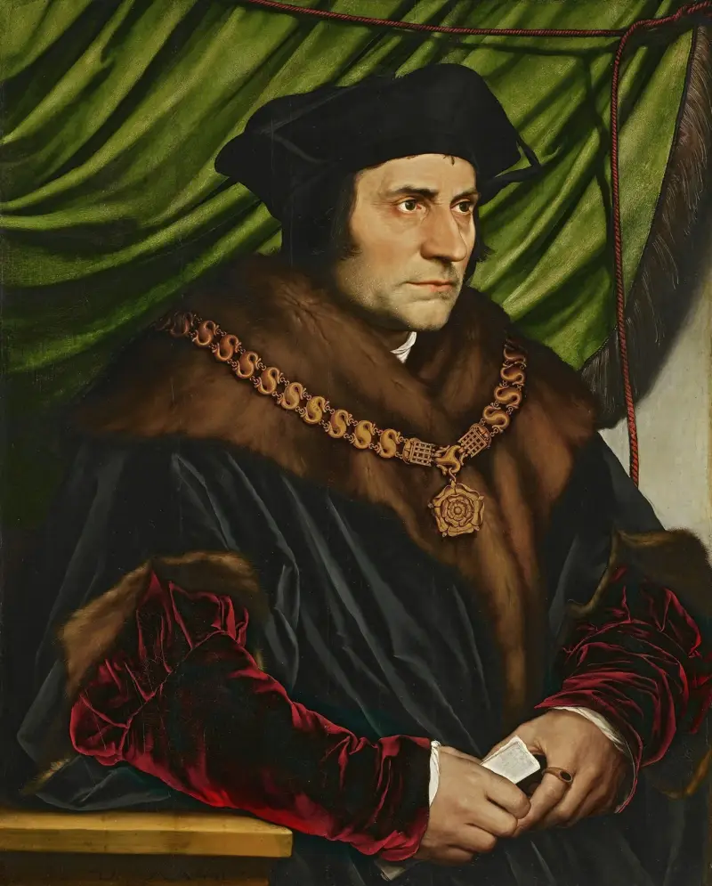 Sir Thomas More, 1527 – č. 1, Hans Holbein The Younger