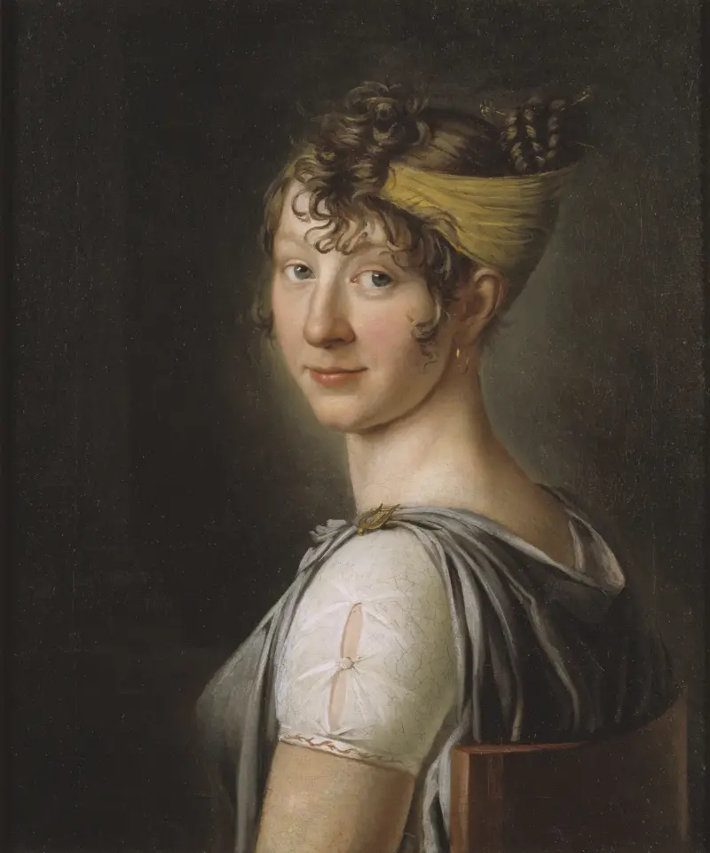 Konstnärens syster Wilhelmina av Per Krafft the Younger