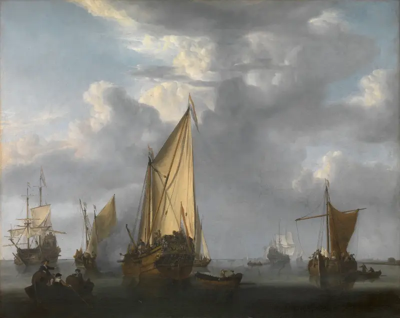 Kanonový výstřel, Willem van de Velde the Younger