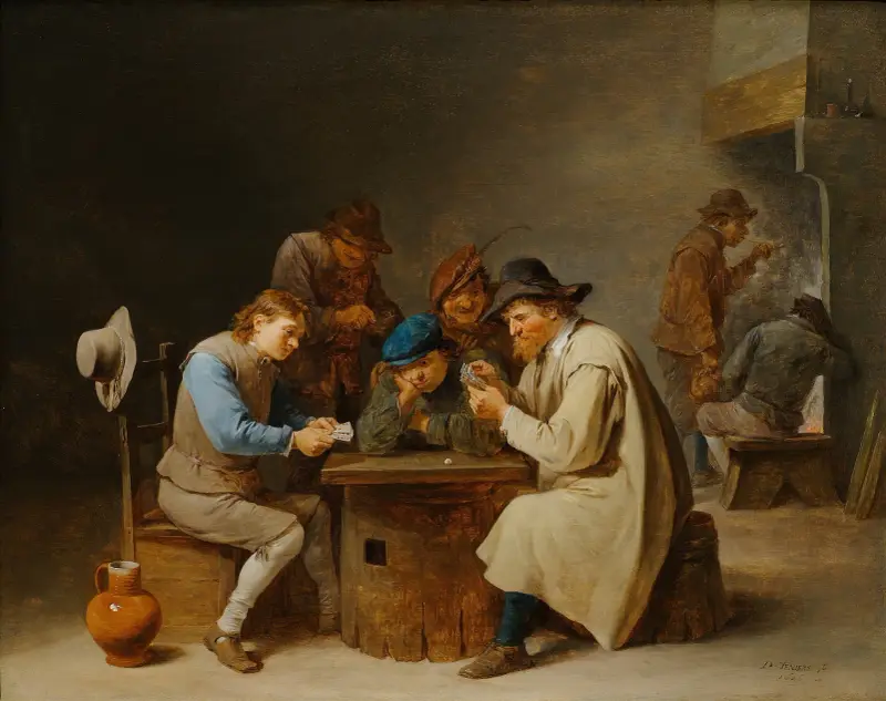Kortspelarna av David Teniers The Younger