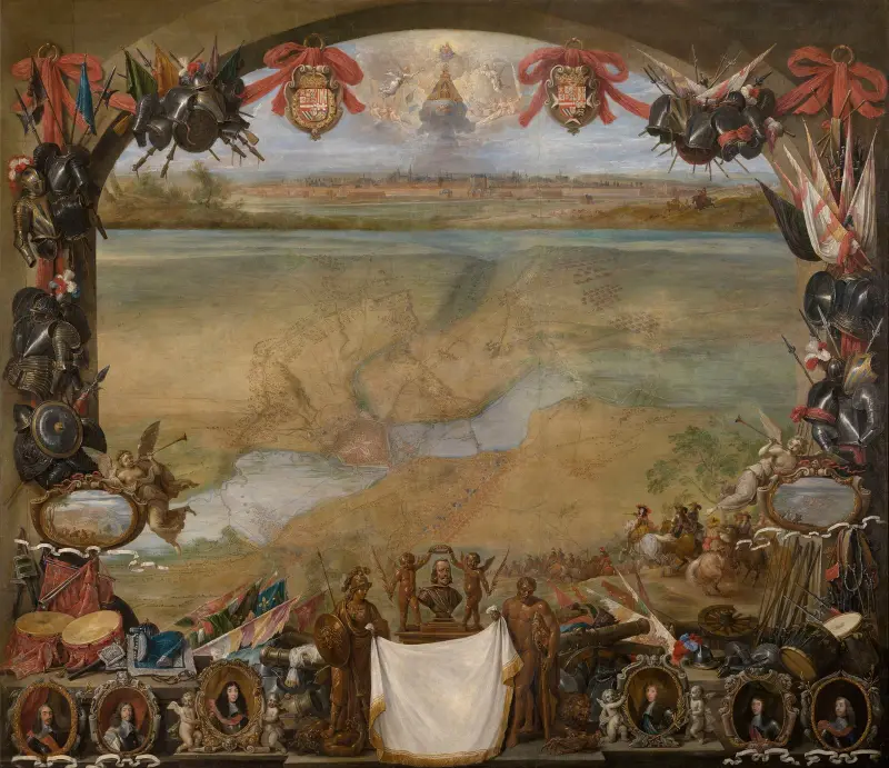Staden Valenciennes av David Teniers The Younger