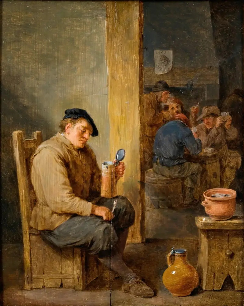 Der leere Krug von David Teniers The Younger