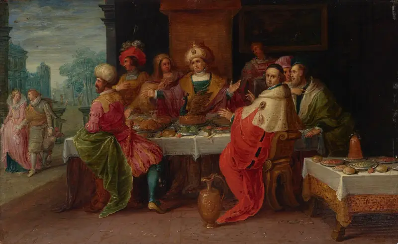 Midas gästabud av Frans Francken the Younger