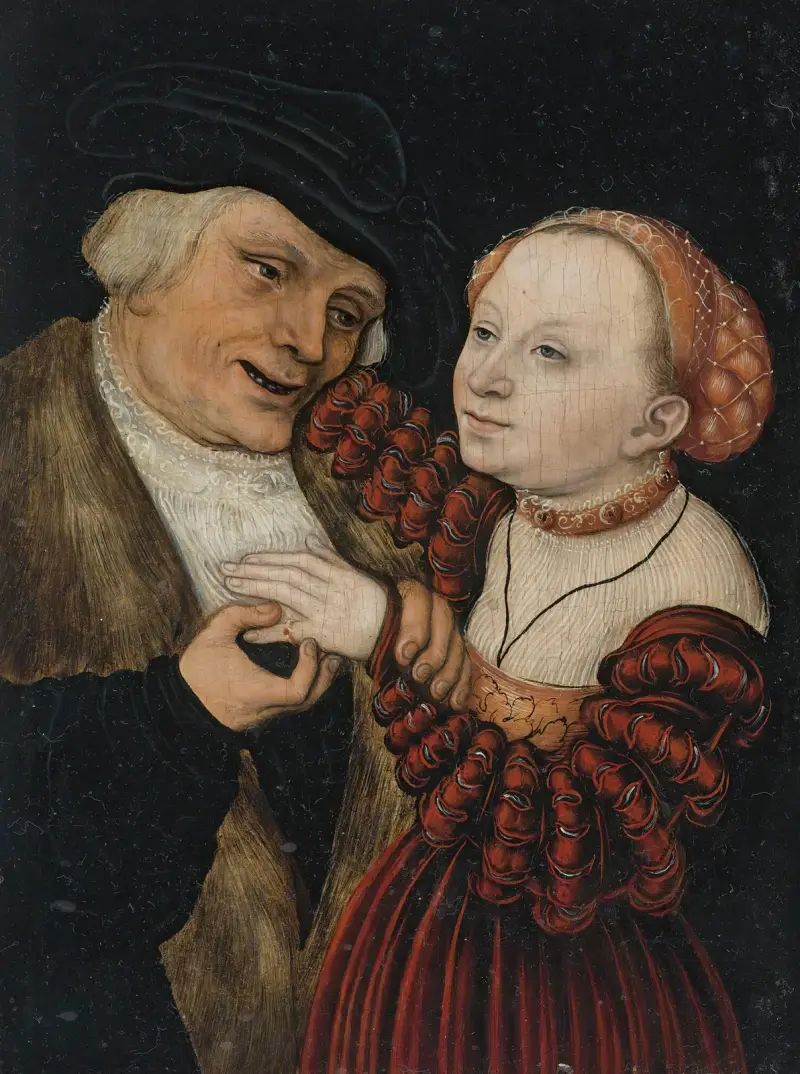 Špatně spárovaní milenci, Lucas Cranach the Younger