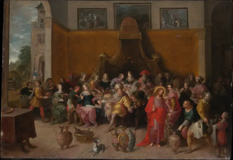 Bröllopet i Kana av Frans Francken the Younger