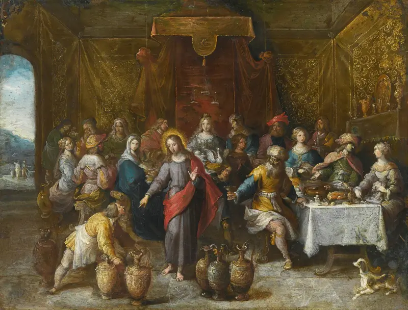 Bröllopsfesten i Kana av Frans Francken the Younger