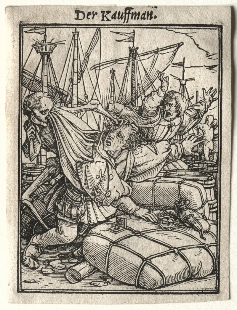 Obchodník, Hans Holbein The Younger