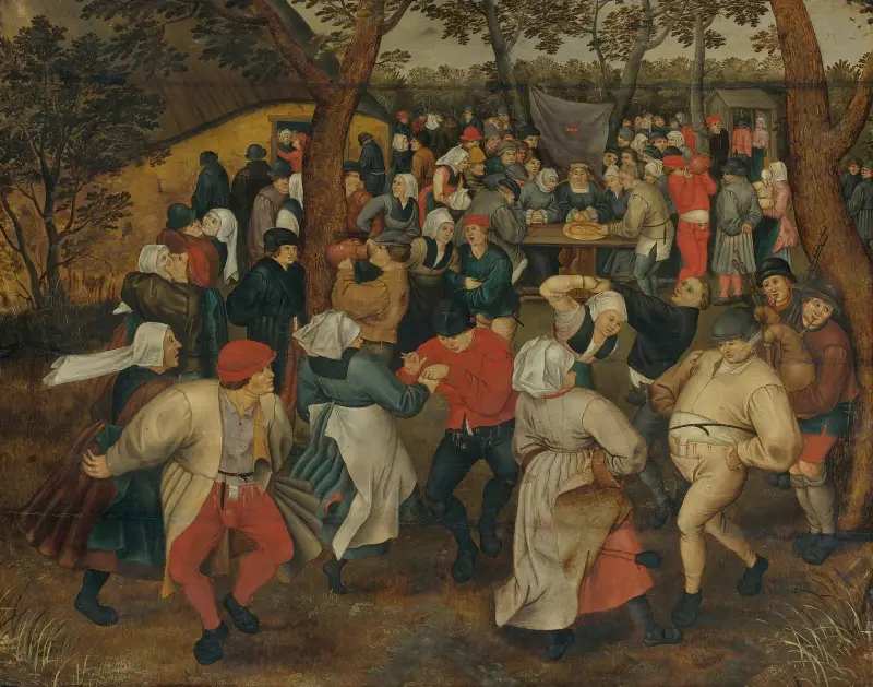 Das Hochzeitsfest im Freien von Pieter Brueghel The Younger