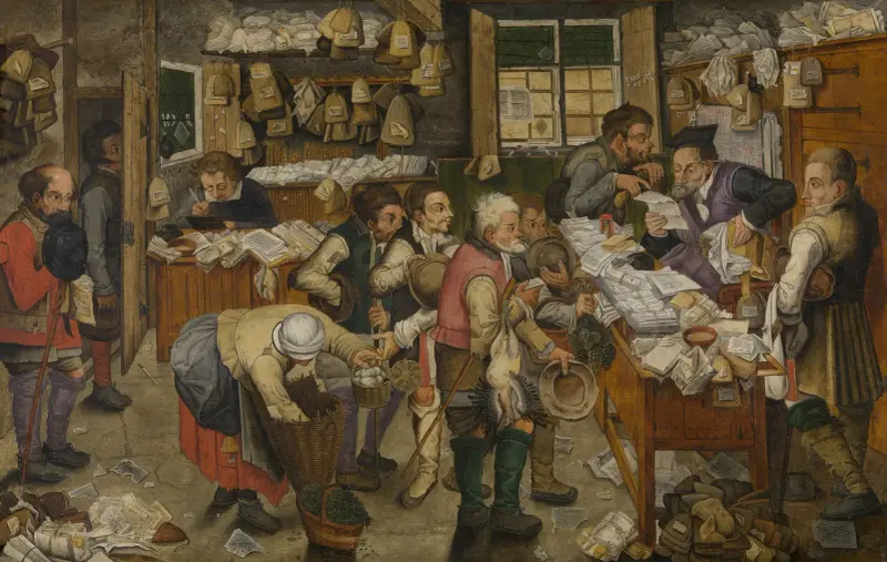 Der Bauernadvokat von Pieter Brueghel The Younger