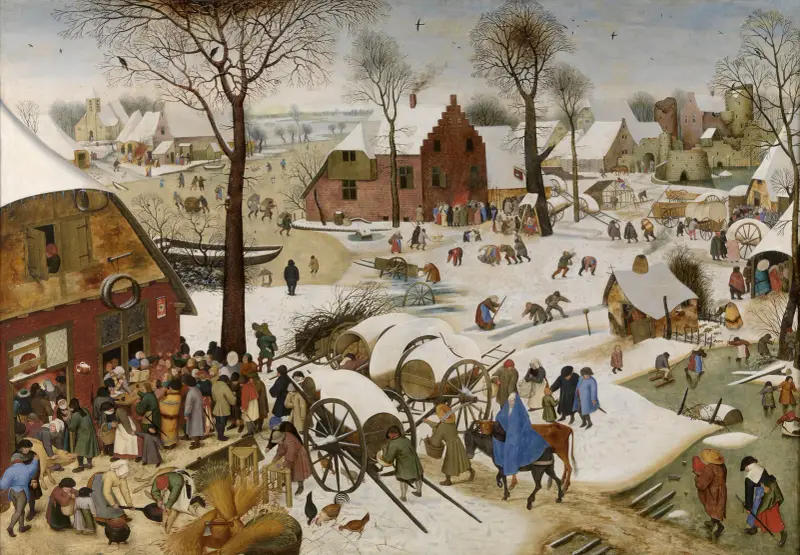 Die Volkszählung in Bethlehem von Pieter Brueghel The Younger