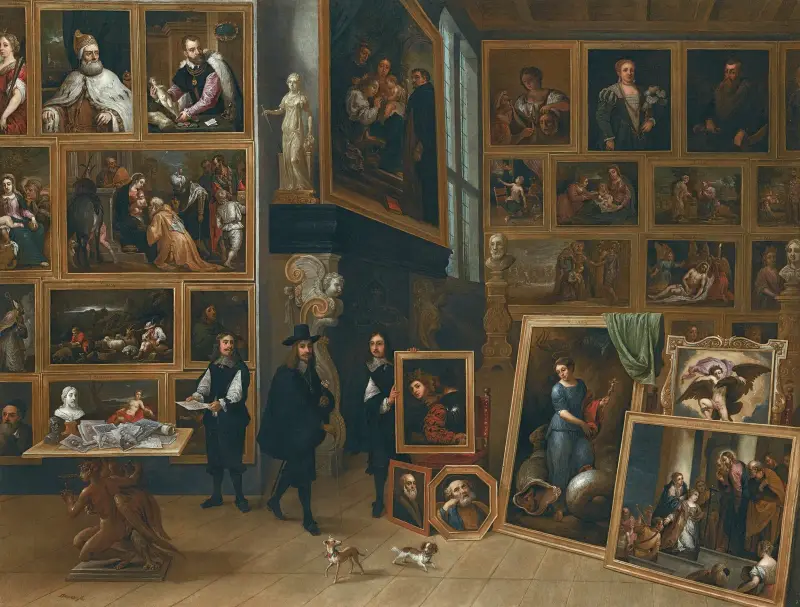 Konstgalleriet hos ärkehertig Leopold Vilhelm av David Teniers The Younger