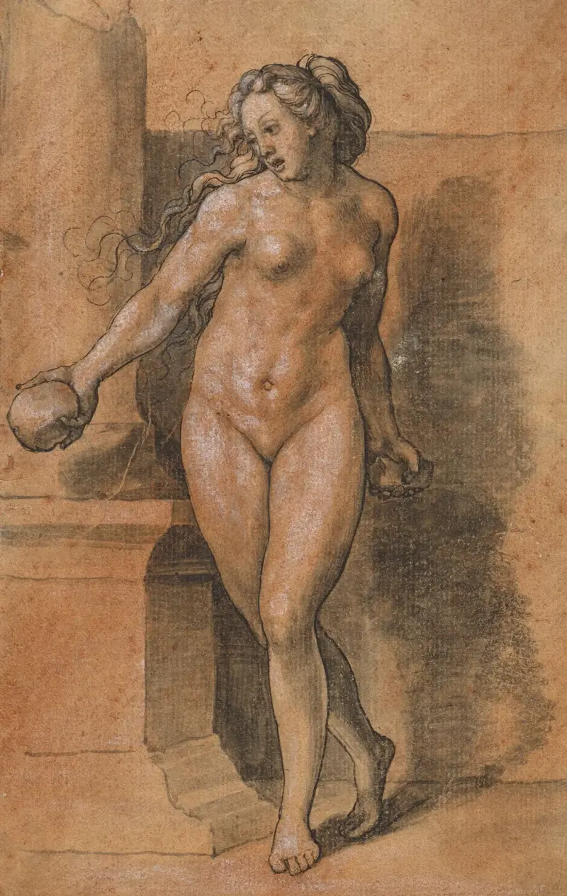 Tak zwany miotacz kamieni, Hans Holbein The Younger