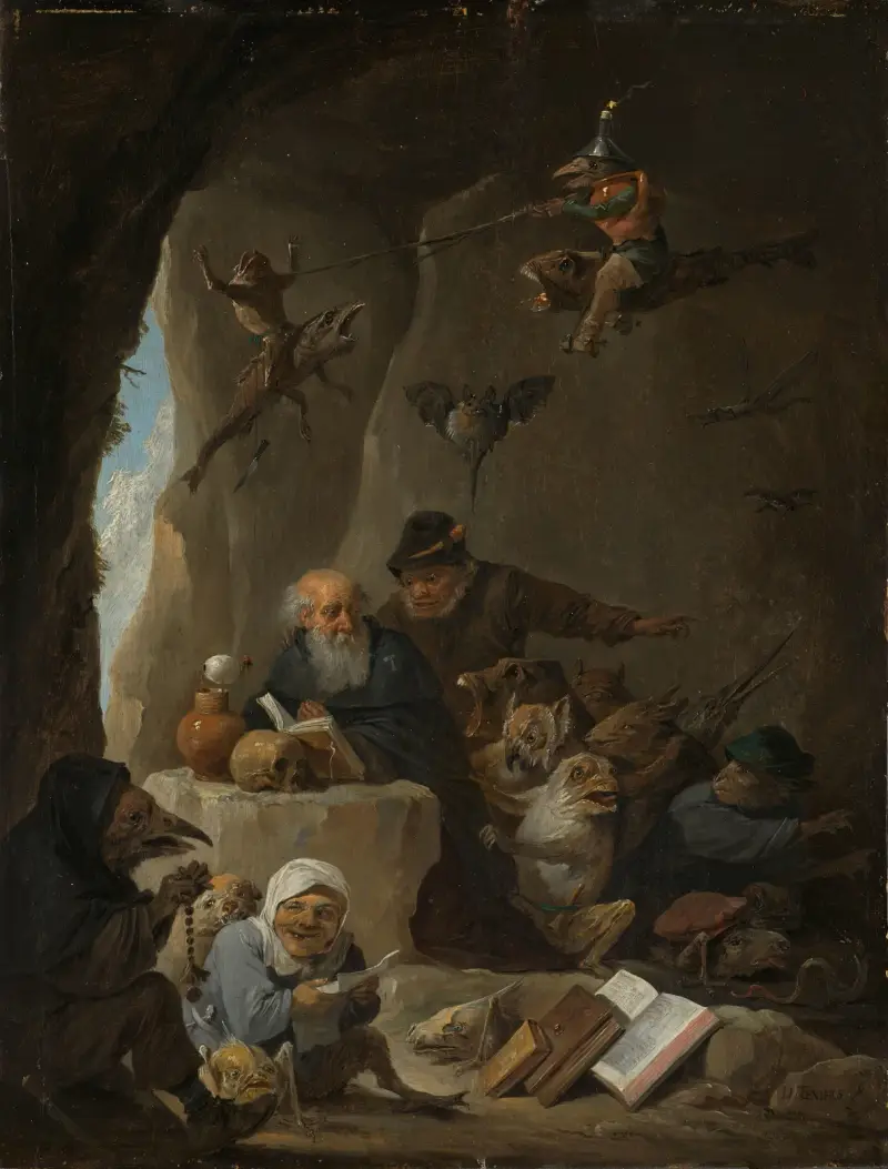 The Temptation of St Anthony, 1645 av David Teniers The Younger