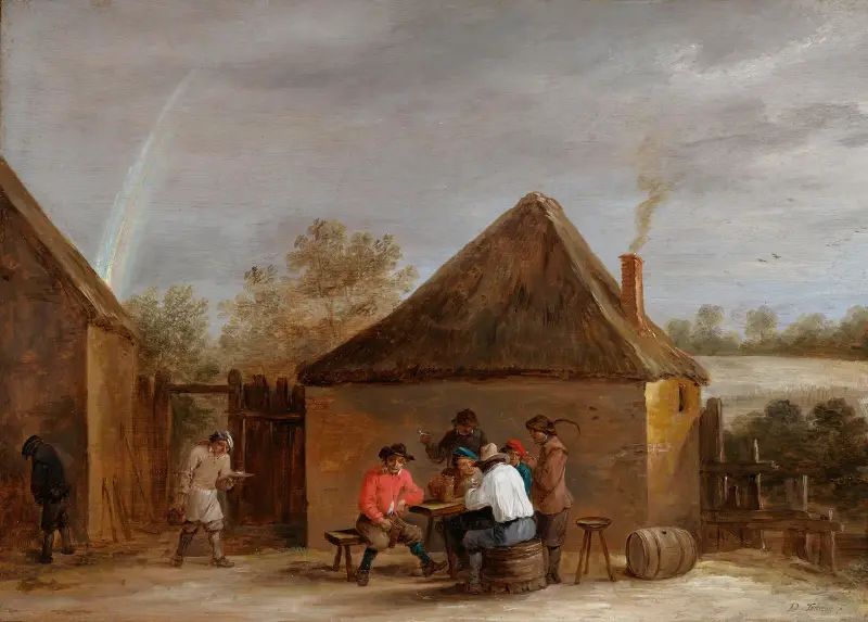 Scena wiejska, David Teniers The Younger