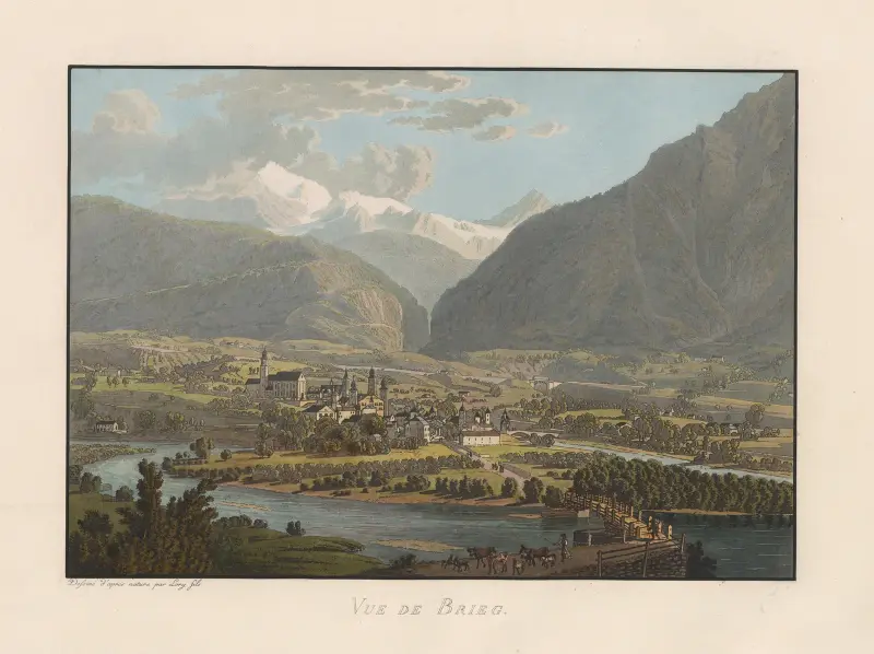 Ansicht von Brieg von Gabriel Lory the Younger