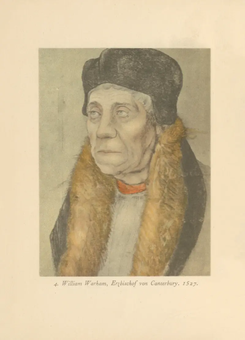William Warham, Erzbischof von Canterbury av Hans Holbein The Younger