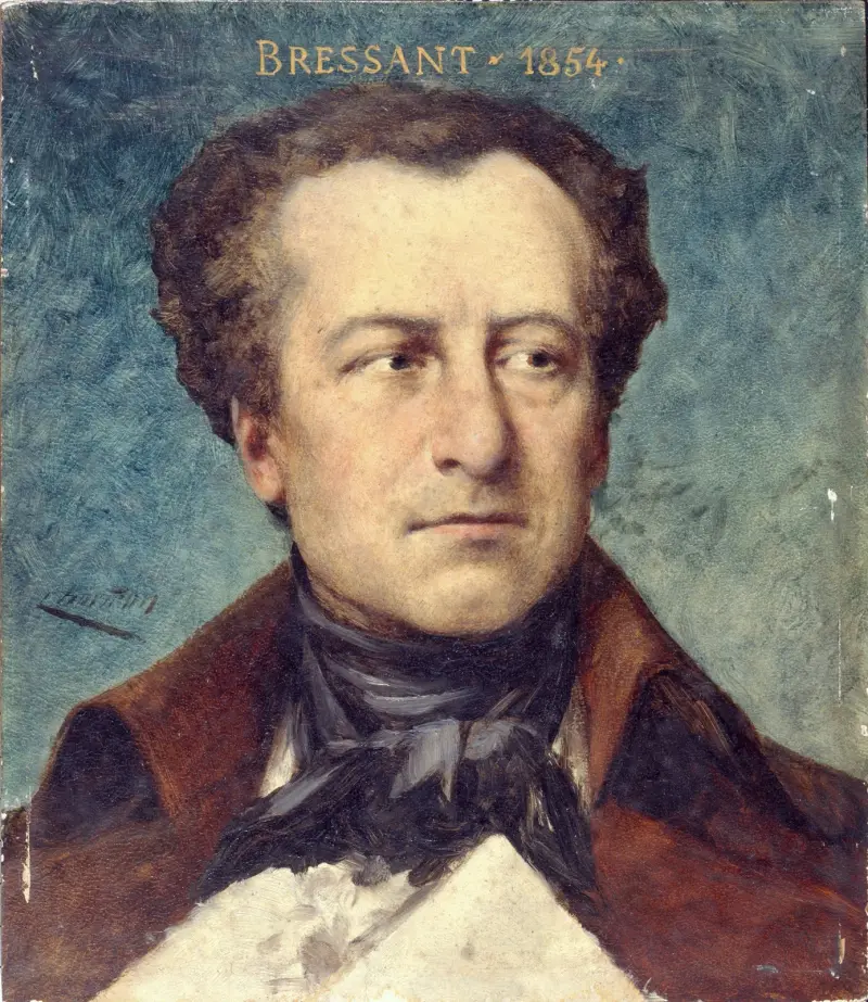 Portrait de Jean-Baptiste Bressant (1815-1886), sociétaire de la Comédie-Française av Théobald Chartran