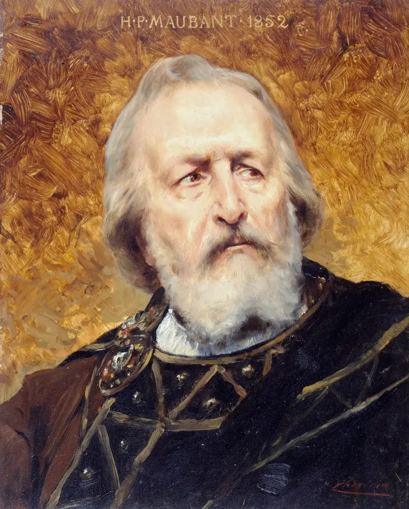 Portrait d’Henri Maubant (1821-1902), sociétaire de la Comédie-Française av Théobald Chartran