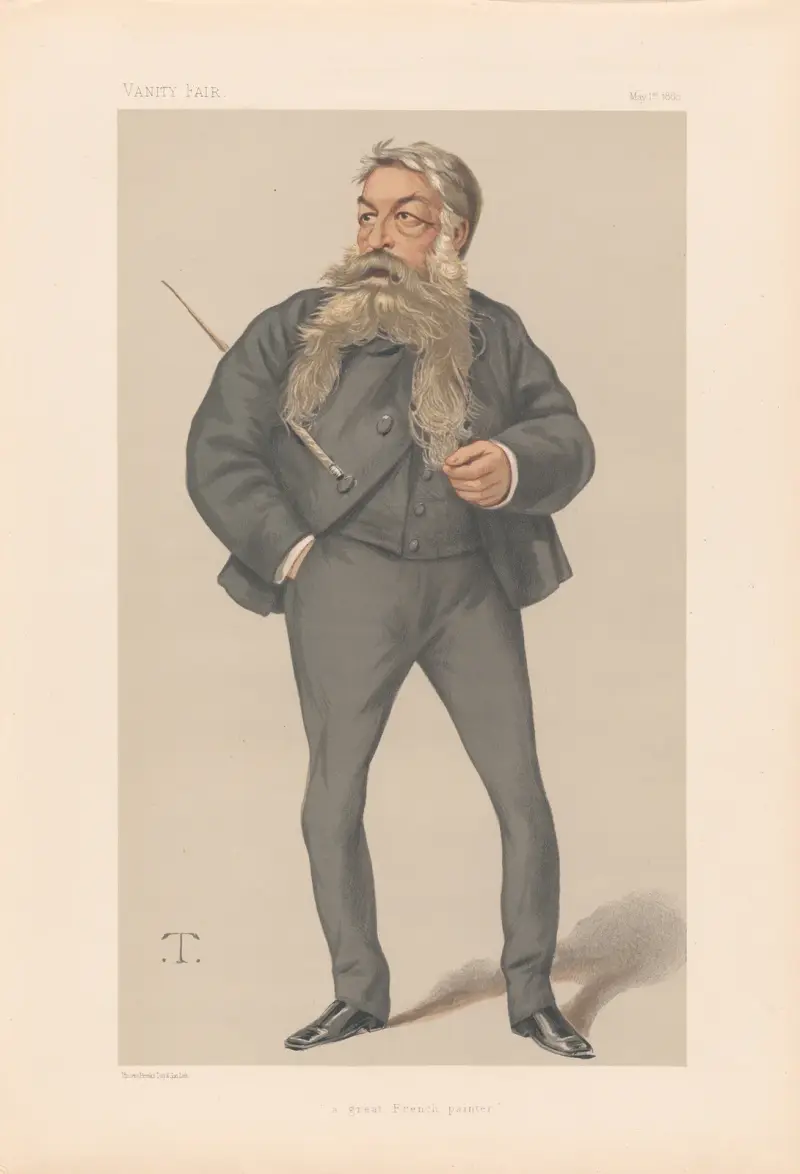 Vanity Fair – Artists. ‘agreat French painter’. M. Jean Louis Ernest Meissonier. 1 May 1880 av Théobald Chartran