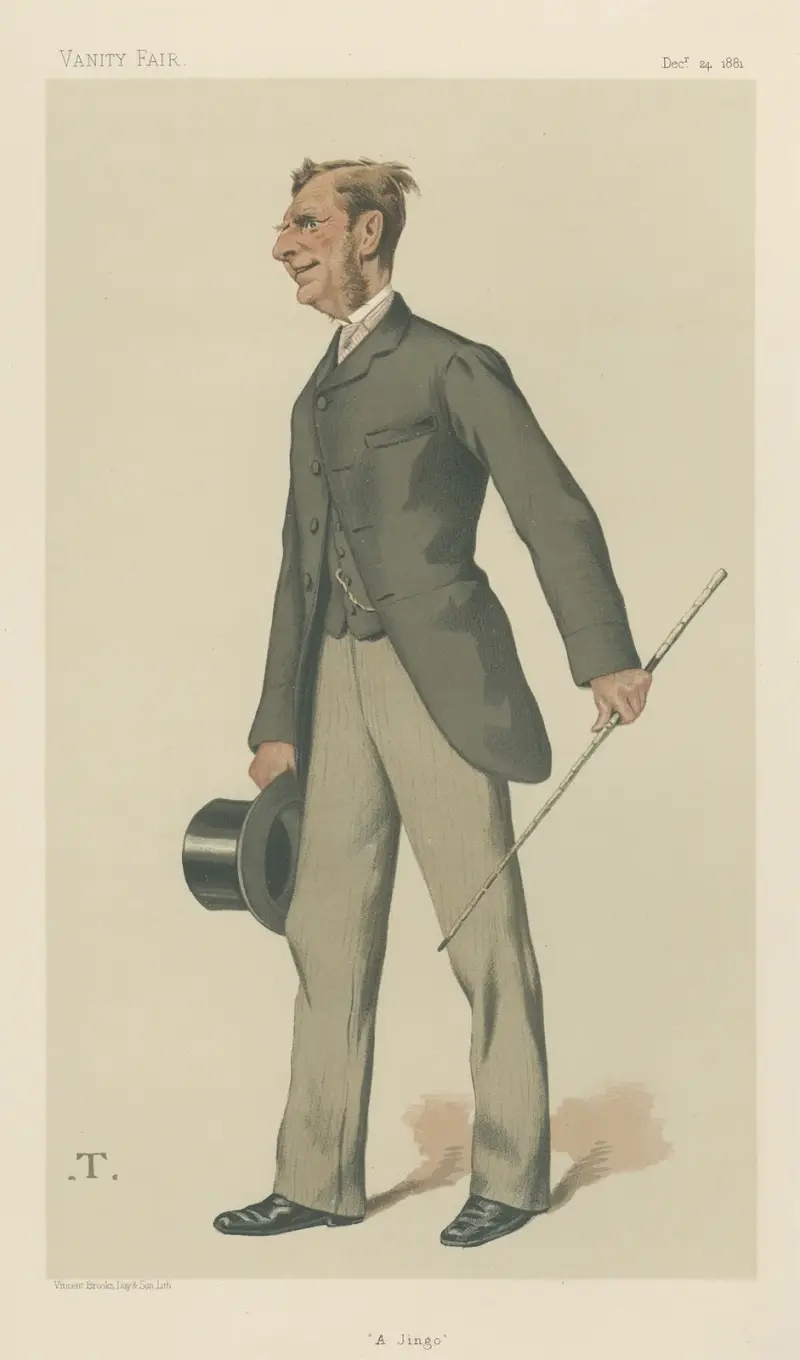 Vanity Fair; Military and Navy; ‘A Jingo’, Vice Admiral Sir John Commerell, December 24, 1881 av Théobald Chartran