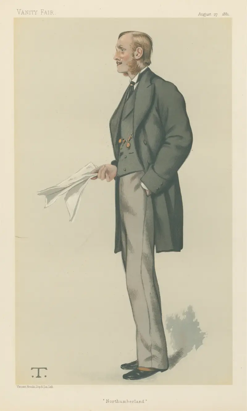 Vanity Fair; Politiker; 'Northumberland', The Right Hon. Earl Percy, 27 augusti 1881 av Théobald Chartran