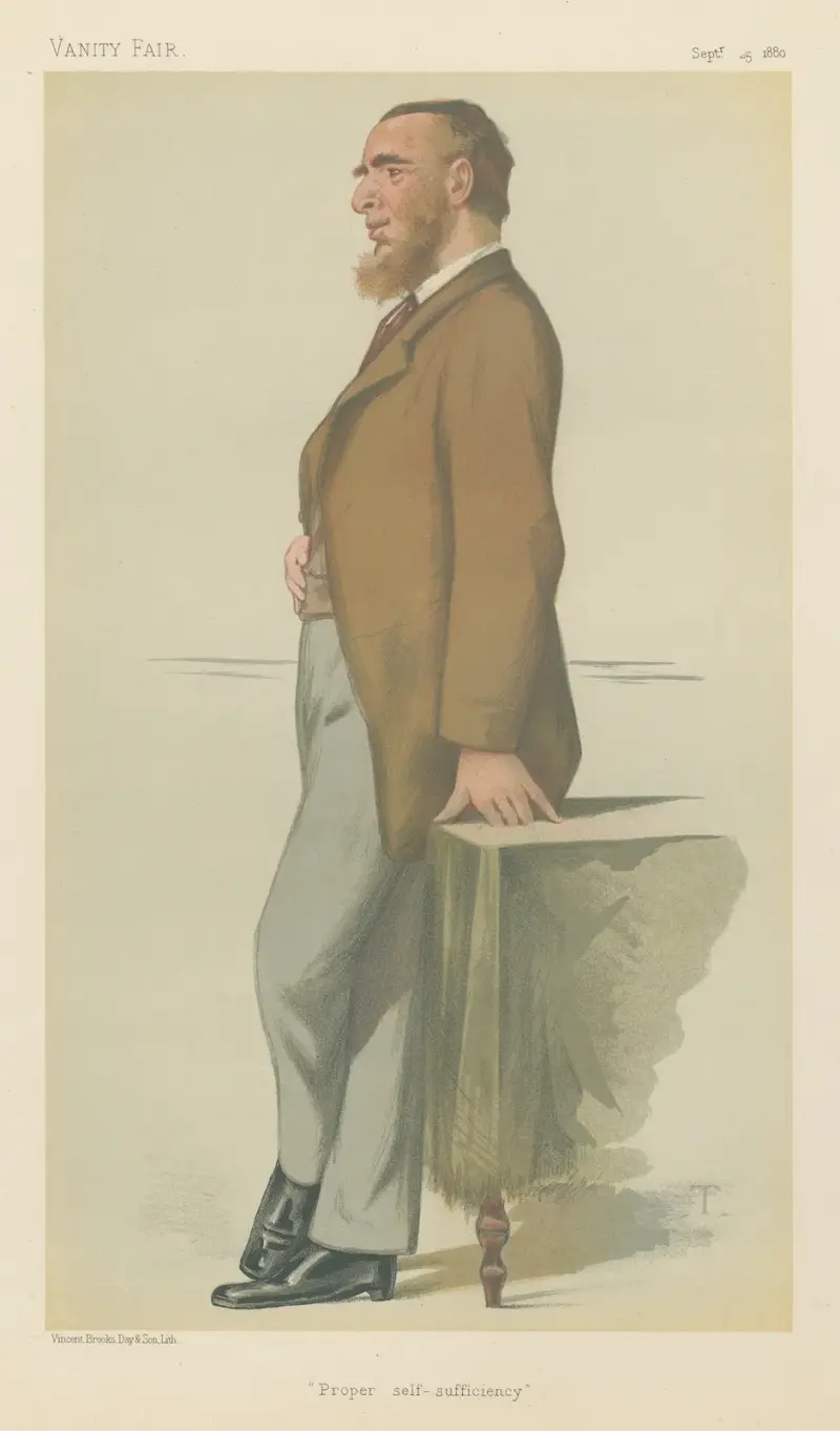 Mr. Leonard Henry Courtney, september 1880 av Théobald Chartran