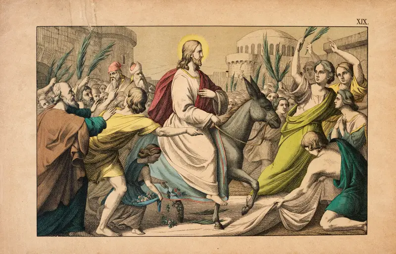 Der Einzug in Jerusalem von Theodor Eckardt