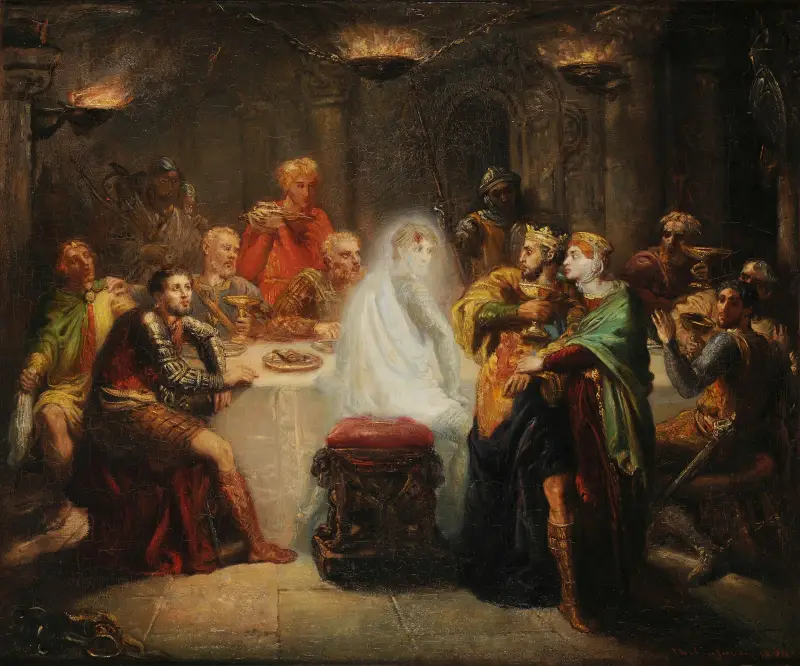 Le spectre de Banquo av Théodore Chassériau