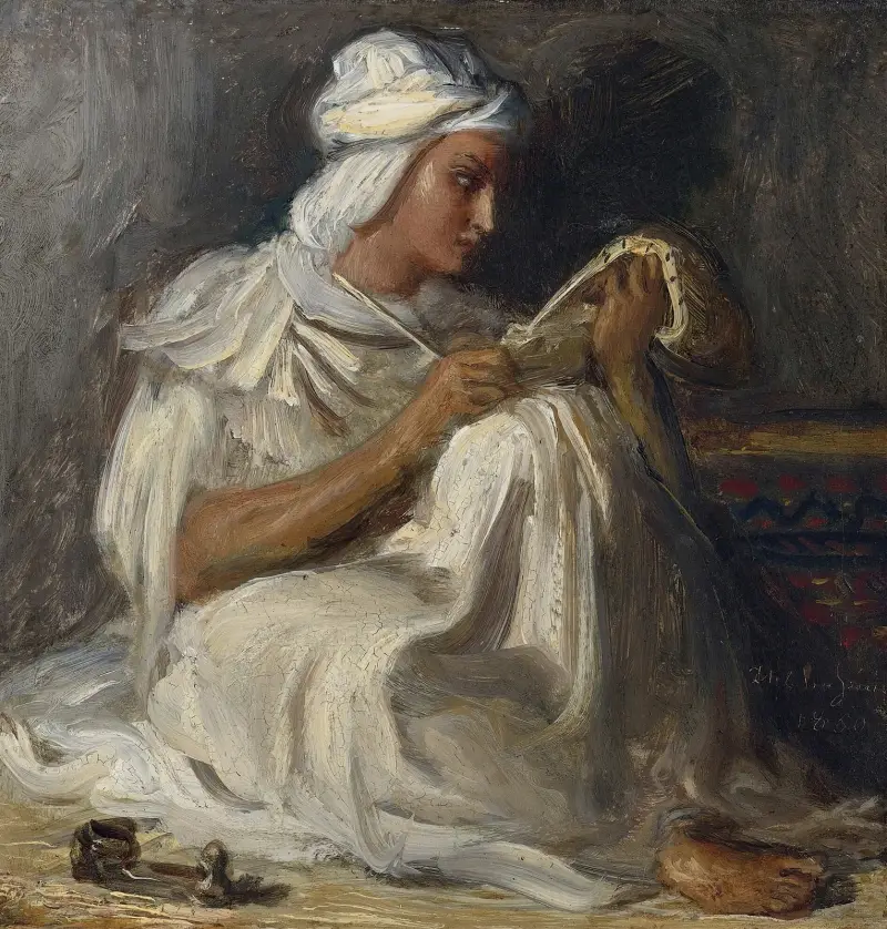 Malý Talib (arabský básník), Théodore Chassériau