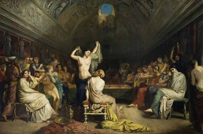 Tepidarium, Théodore Chassériau