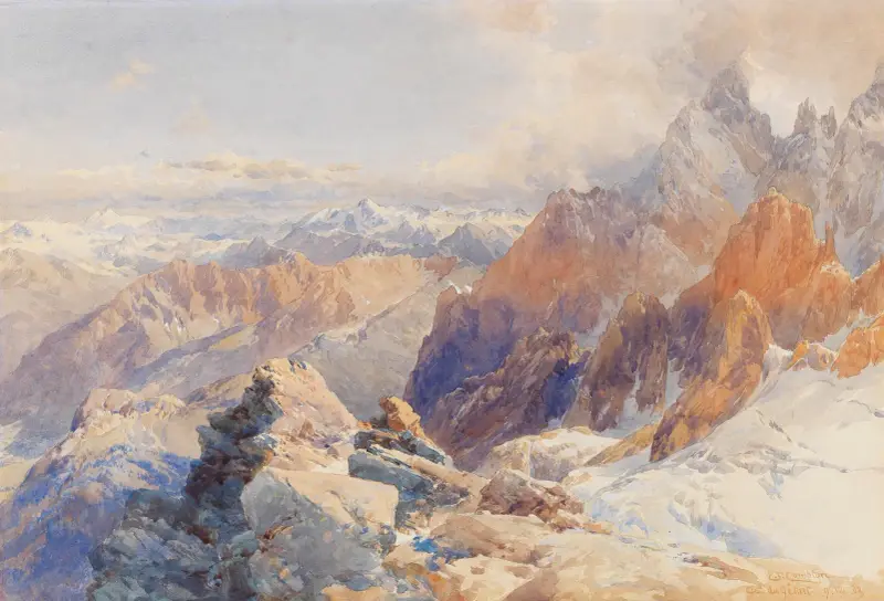 Col du Géant, Edward Theodore Compton