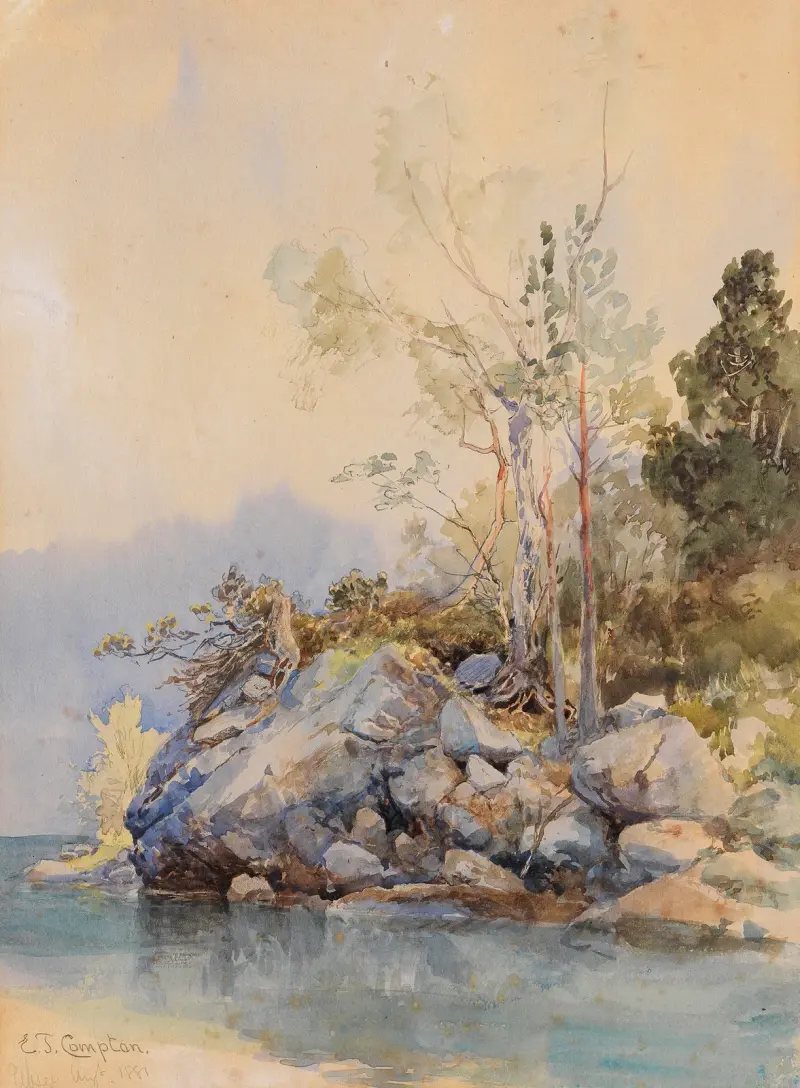 Eibsee von Edward Theodore Compton
