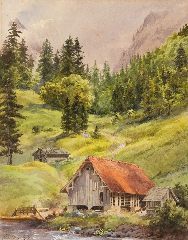 Engelberg (Schweiz) von Edward Theodore Compton