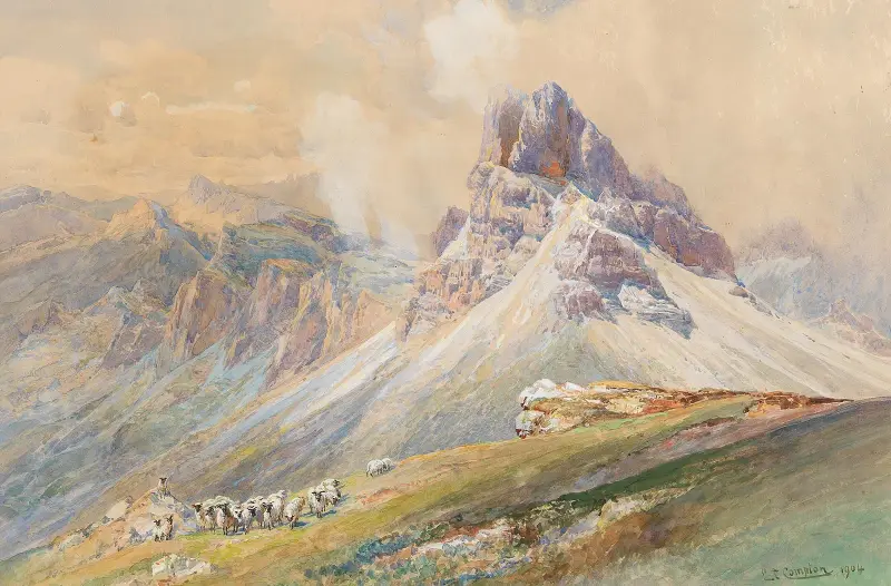 Från Dolomiterna av Edward Theodore Compton