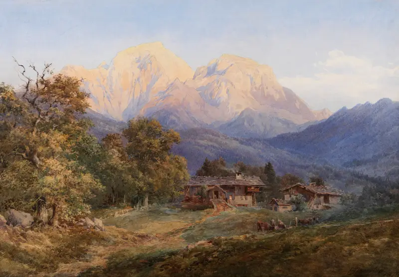 Hoher Göll, Berchtesgaden av Edward Theodore Compton