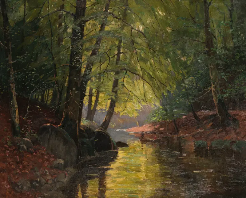 Loďstvo ve Spreewaldu, Edward Theodore Compton